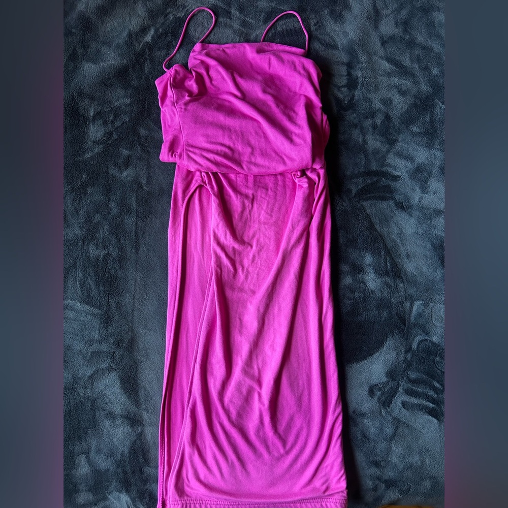 LONG TIGHT SLIT DRESS